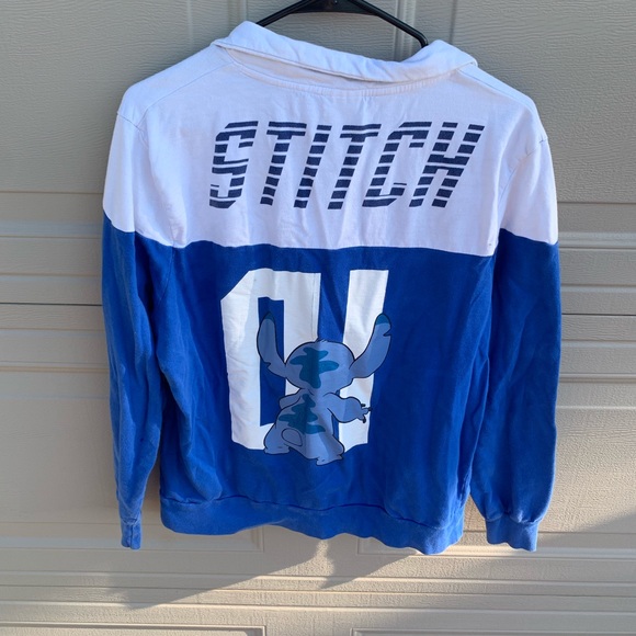 vintage disney stitch quarter zip women’s size S - Picture 6 of 7